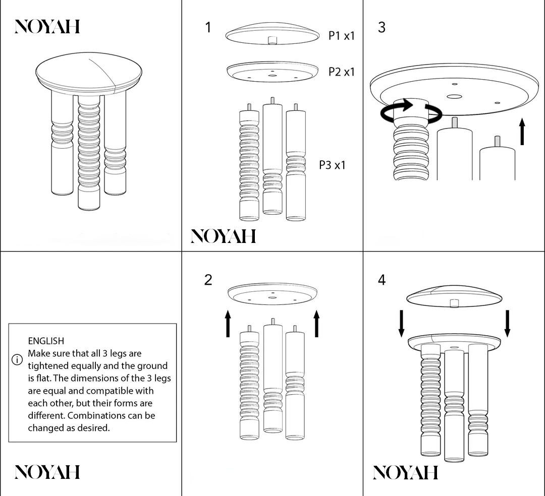 Elevé Pouf