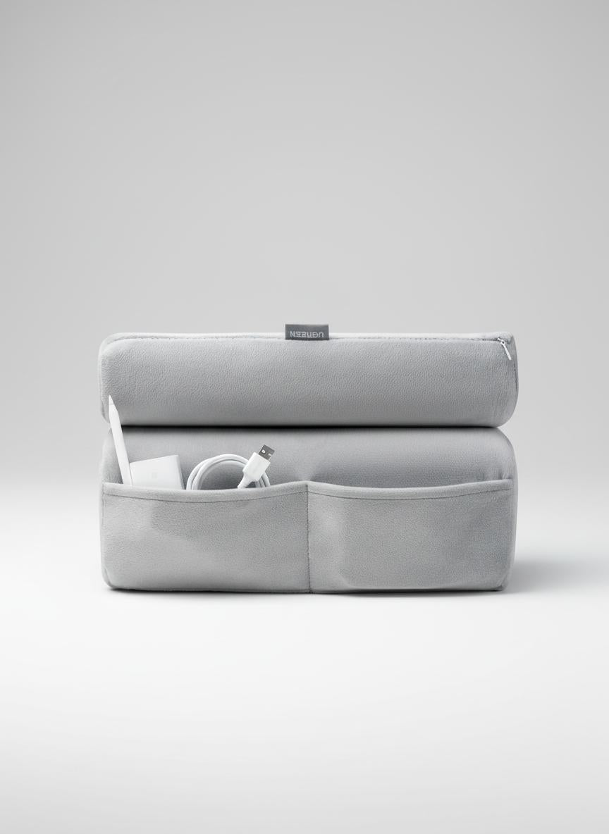 Tablet Pillow Stand Soft Holder with 3 Viewing Angles Adjustable Pillow Holder Backrest Washable, Cellphone