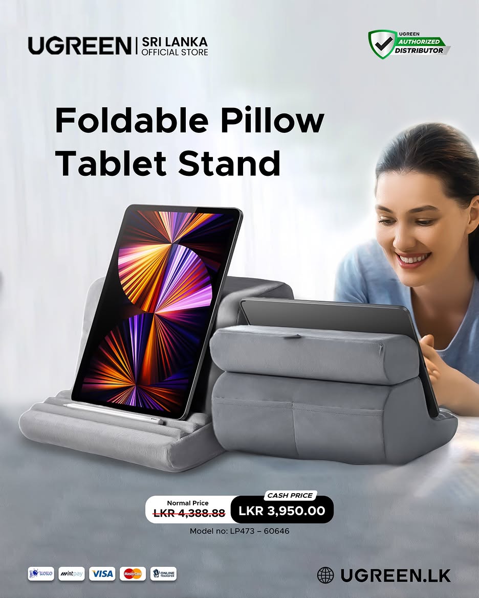 Tablet Pillow Stand Soft Holder with 3 Viewing Angles Adjustable Pillow Holder Backrest Washable, Cellphone